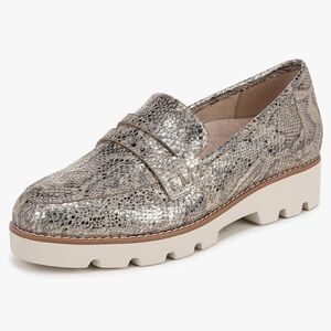 Vionic Womens Cheryl Ii Gold Snake 9 Wide